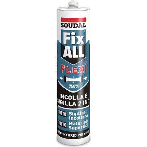 SIGILLANTE ADESIVO SOUDAL FIX ALL FLEXI 290ML BIANCO