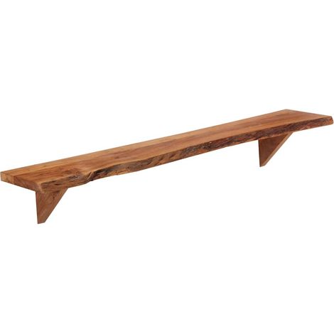 Maison Exclusive - Wandregale 2 Stk. 110x20x18 cm Massivholz Akaz (1/5)
