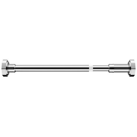 Tringle à vêtements extensible, tube en acier inoxydable, réglable de 35 à 50 cm, gain de place pour penderie ou balcon