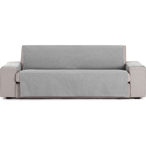 Housse de canapé 3 places gris 155 cm - Valeria (1/4)