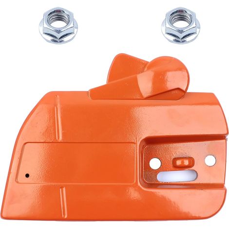 Carter d'embrayage latéral pour tronçonneuse Husqvarna 357XP 359 340 345 346XP 350 353 Remplacement 537107803 Carter latéral d'embrayage de chaîne de frein avec écrou M8 (1/5)