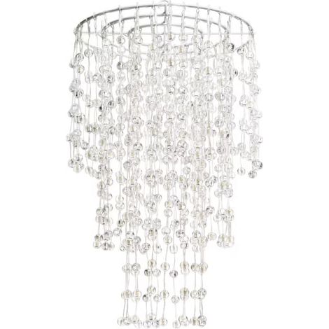 Lampadario decorativo a cascata sfere LED bianco caldo per decorazioni -100 cm - 1980 sfere LED