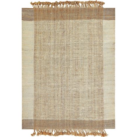 Teppich DEDEMLI Beige 160 x 230 cm Jute