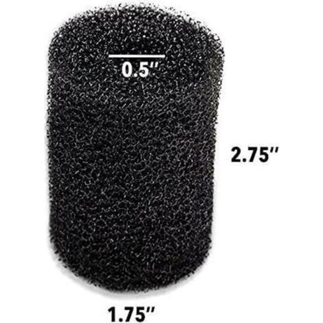 10 pièces de Rechange pour épurateur de Queue Polaris pour Queue de Tuyau de Nettoyeur de Piscine Vac-Sweep - Convient à 180,280,360,380,480,3900 Mousse à l'extrémité du Tuyau