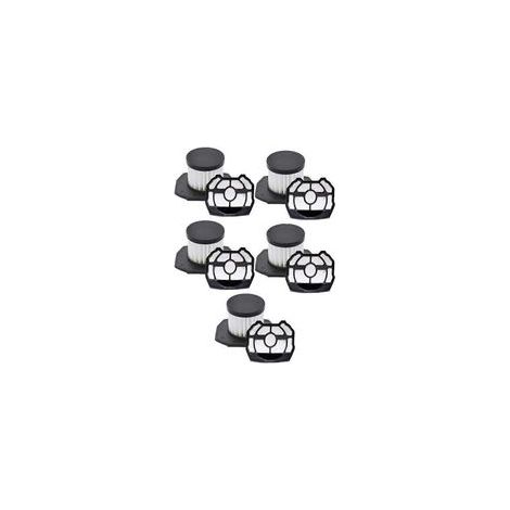 Lot de 5 filtres avec 2 préfiltres de rechange pour aspirateur balai Ryobi P718 313282002 18 volts (1/5)