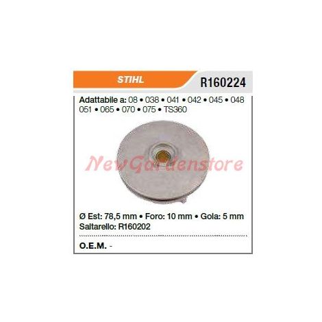 Puleggia avviamento STIHL motosega 08 038 041 042 045 048 051 065 070 R160224