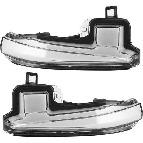 Feux latéraux de rétroviseur dynamiques jaunes clignotants, lentille transparente, compatible Tacoma/Highlander/Lexus (1/5)