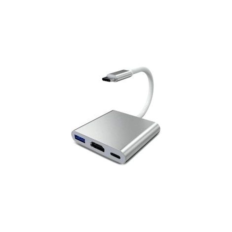 Adaptateur USB-C vers HDMI 4K – Convertisseur vidéo Type C – Port USB 3.0 pour périphériques – Charge rapide USB-C (1/5)