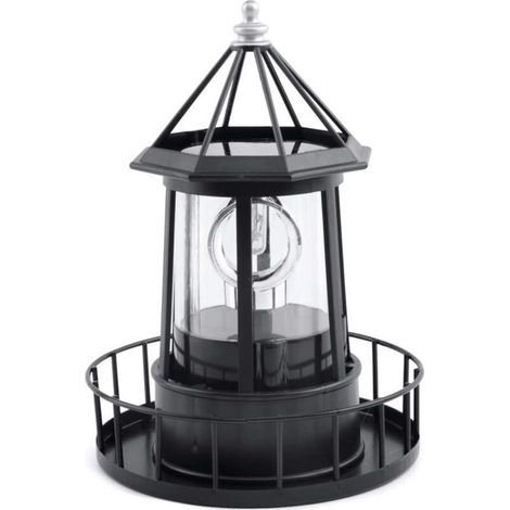 Lampe solaire rotative à LED pour jardin, décoration extérieure, idéal pour un sentier, une terrasse ou une cour (1/3)
