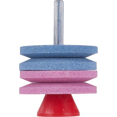 Afilador doble para cuchillas de cortacésped para taladro/atornillador 2x53mm HEX (100) (1/3)