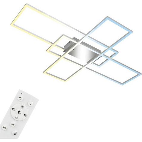 PLAFONIERA LED FRAME 42 W CCT CM 99X70 ALLUMINIO