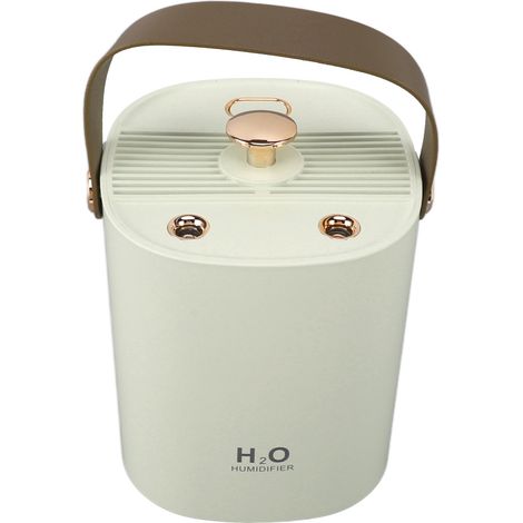 1,2-Liter-Doppelsprüh-Luftbefeuchter mit Nachtlicht, USB-Anschluss, großem Fassungsvermögen, Tisch-Luftbefeuchter-Diffusor für Schlafzimmer, Arbeitszimmer, Büro, Grün (1/5)