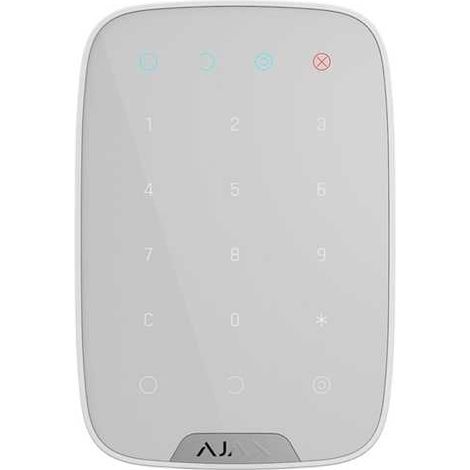 AJAX AJKP KeyPad 868MHz kabellose Touch-Tastatur wird zur Scharfschaltung/Unscharfschaltung des Ajax Sicherheitssystems weiße Farbe