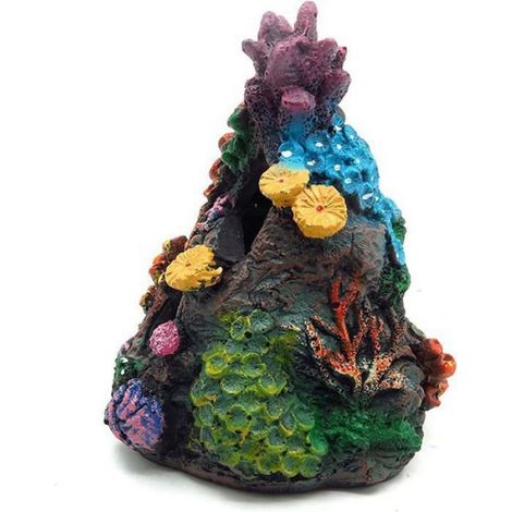 Décorations Corail - Ornement Aquarium Imitation Pierre de Corail - Pour Bassin Intérieur ou Extérieur - Lot de 1 Pièce (1/4)
