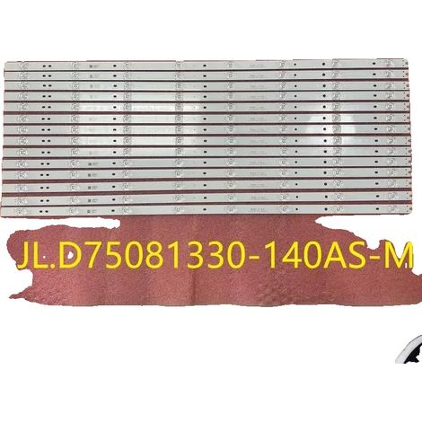 Bandeau LED, 14 pièces, 8 LEDs par bande, longueur de 836 mm, source d'alimentation DC, certifié CE (1/4)