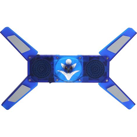 Support de refroidissement pliable pour ordinateur avec port USB, hub LED et ventilateur silencieux pour une dissipation thermique optimale. (1/5)