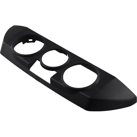 Capot de Revêtement d'Habillage de Panneau de Commande de Chauffage à Courant Alternatif de Tableau de Bord Noir de Voiture Adapté pour 9N 2002-2010 6Q0820075C 1Qa (1/5)