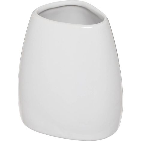 Bicchiere da bagno in porcellana – Bianco