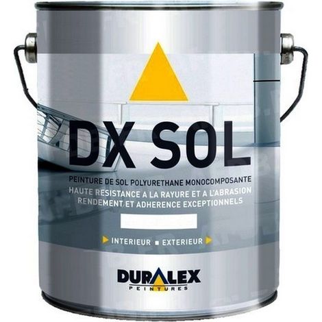 Peinture DURALEX DX Sol trafic intensif Satin pro 3L Nuancier sol: IVOIRE RAL 1015 - Conditionnement: 3 Litres