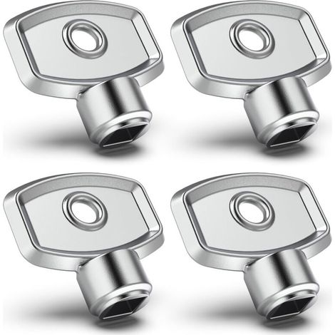 Lot de 4 clés de purge de radiateur 5 mm universelles pour tout chauffage (1/5)
