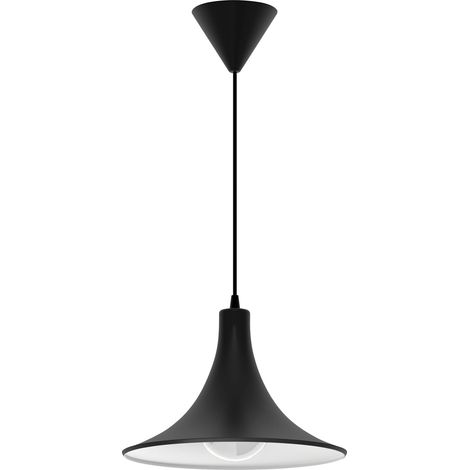 SUSP. CYMBA E27 NOIR/BLC S/LPE ARIC 4173 (1/2)