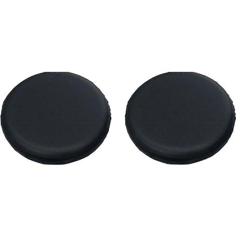 Lot de 2 coussins pour tabouret de bar de 28 à 33 cm, imperméables, noirs. (1/5)