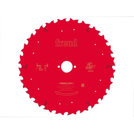 Freud F03FS09778 Wood Table Saw Blade 254 x 30 x 2.6/1.8mm x 24T FRE03FS09778