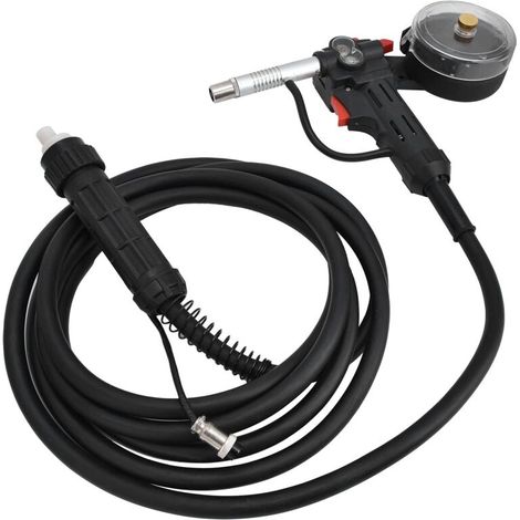 Pistolet à Bobine Refroidi par Air Pistolet de Soudage MIG 180 Ampères Outil de Soudage au Gaz Accessoire pour la Réparation de Voiture(5m) (1/5)