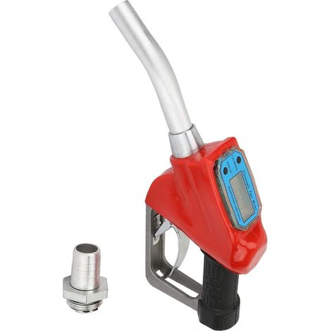 Buse de carburant,Pistolet de distribution avec compteur digital 60 l/min 1 - Pistolet pour pompe à gasoil en métal (1/5)