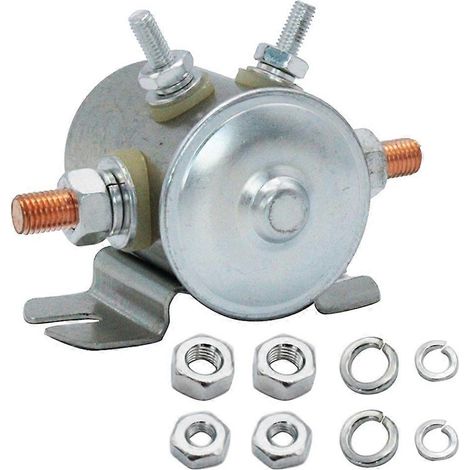 Relé solénoïde 12 voltios, 4 bornes, 150 A, para coches de golf, relais solénoïde robuste 1114208 66-702 (1/5)
