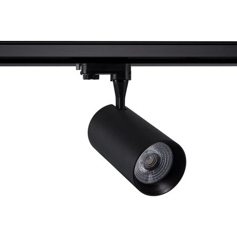 3 Phasenstromschienen LED Strahler 30W Vulcan Schwarz 4000K Neutralweiß (1/5)