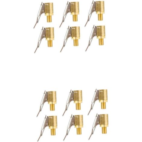 2 Ensembles Embouts De Gonflage Pour Pneu Laiton Accessoires De Compresseur Universels Pour Pratiques Et Durables 6 Pièces 2 (1/5)