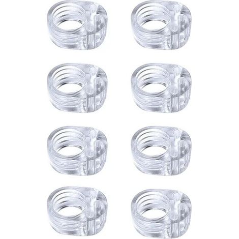 Protection poignee porte protège poignée porte double transparents et protege mur pour poignée de fenêtre pour protéger contre les marques (8PCS) (1/5)