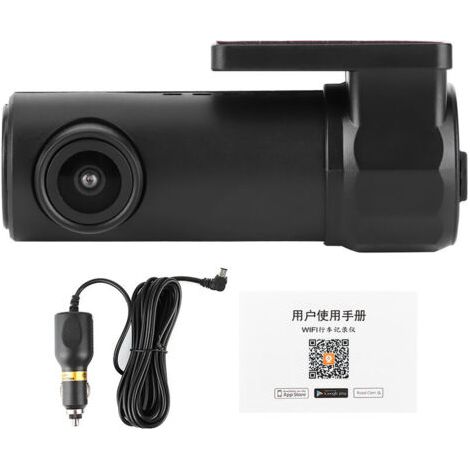 1080P WiFi voiture DVR caméscope 170 ° FHD objectif Dash Cam enregistreur vidéo caméra de conduite APP enregistrement en boucle (1/4)