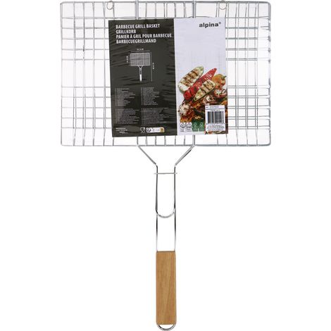 Grille de barbecue double EDCO EDO871125229112 55 x 35 x 20 cm finition métallique