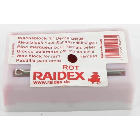 Rojo bloque marcador RAIDEX VV8035