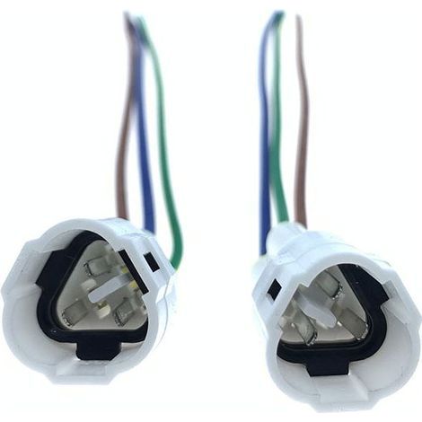 Connecteur de faisceau de câbles du moteur de réglage en hauteur des phares compatible avec les Toyota Camry, Corolla et Altis -- JB1247-3P