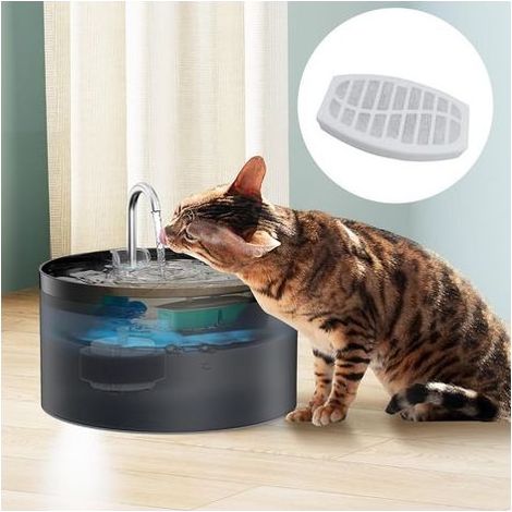 Filtres de fontaine à eau pour chat, filtres de rechange pour fontaine à eau pour chien chat, filtres de rechange pour distributeur d'eau, filtres de rechange pour fontaine à eau fleur avec coton et c (1/5)