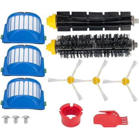 Compatible Kit for iRobot Roomba 600 Series - Replacement Parts for 600 610 614 620 625 630 635 640 645 650 655 660 665 670 671 680 690 691 - Includes Side Brushes (1/5)