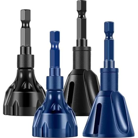 Outil d'ébavurage et de chanfreinage externe (4 pièces), foret d'ébavurage et de chanfreinage, outil de réparation de filetage de boulon, pour filetage 5-25 mm / 3-20 mm - WELLNGS-AquaForge (1/5)