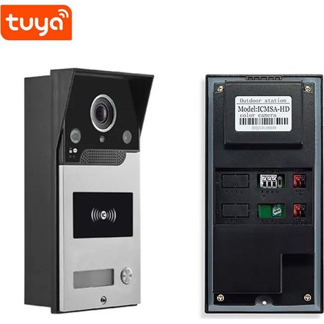 Tuya Videocitofono con Campanello e Telecamera da 2MP Smart WiFi e RJ45 (1/5)