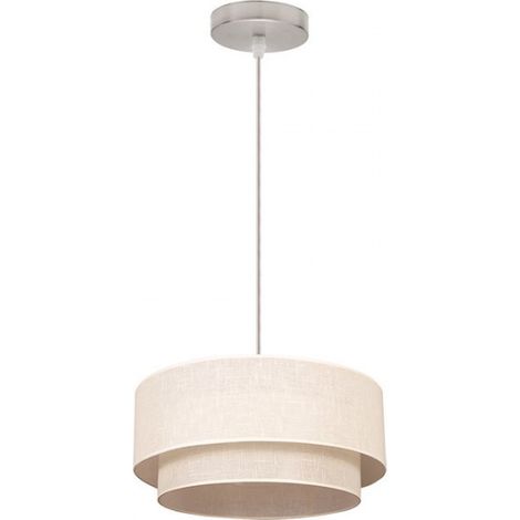FAB 2.810 / 35-BEIS / BEIS Pendente doppio 1l. Beige / beige Cilind (35/25 / reg)