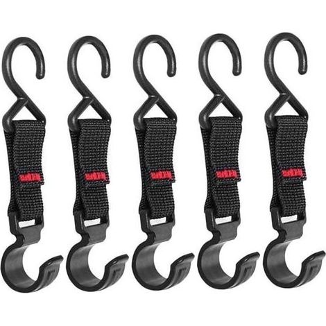 CSPARKV 5pcs Camping Hooks Movables Accessoires de camping pour tente, auvent portable Accessoires de tente de tente Clip de suspension, Handy Hanger Hook Camping Camping Hooks Tent Crochets (1/5)