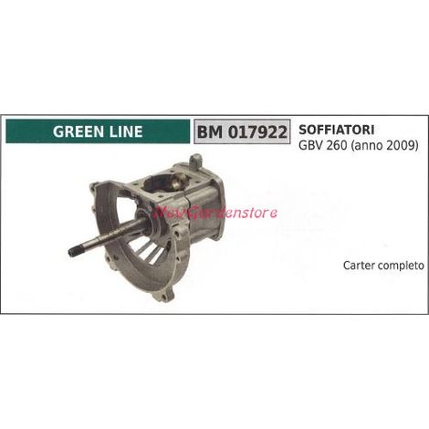 Cárter GREEN LINE eje motor GREEN LINE motor blower GBV 260 017922