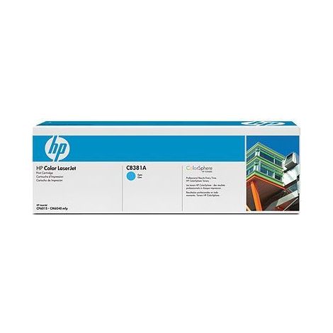 Hewlett Packard HP CB381A / 824A Original Toner Cyan für ca. 21.000 Seiten (1/5)