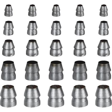 Cuñas Redondas de Hierro Juego 25 Piezas para Martillo, Accesorio (1/5)