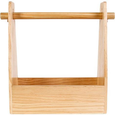 Rangement extérieur en bois pour épices avec poignée, boîte à condiments barbecue, accessoire de cuisine de camping (1/5)