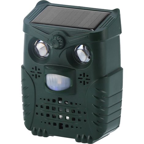 Set mit 4 wasserdichten Ultraschall-Solar-Tierabwehrgeräten, gegen Mäuse, für Garten und Außenbereich (1/5)