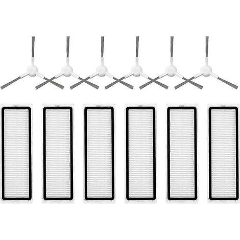 Kit de pièces détachées et accessoires pour aspirateur robot Xiaomi S40C / E101 : brosse latérale et filtre HEPA (1/5)