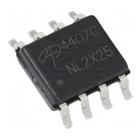 AOS AO4407C SOP-8 MOSFET P channel 30V 12A chip electronic component, 5 units.